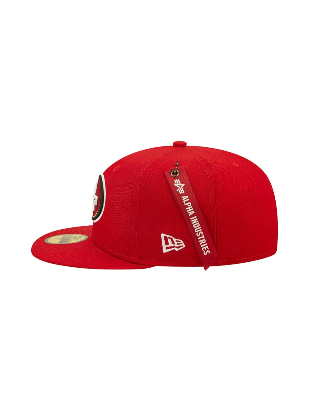 SAN FRANCISCO 49ERS X ALPHA X NEW ERA 59FIFTY FITTED CAP sold by Alpha Industries product image thumbnail 3