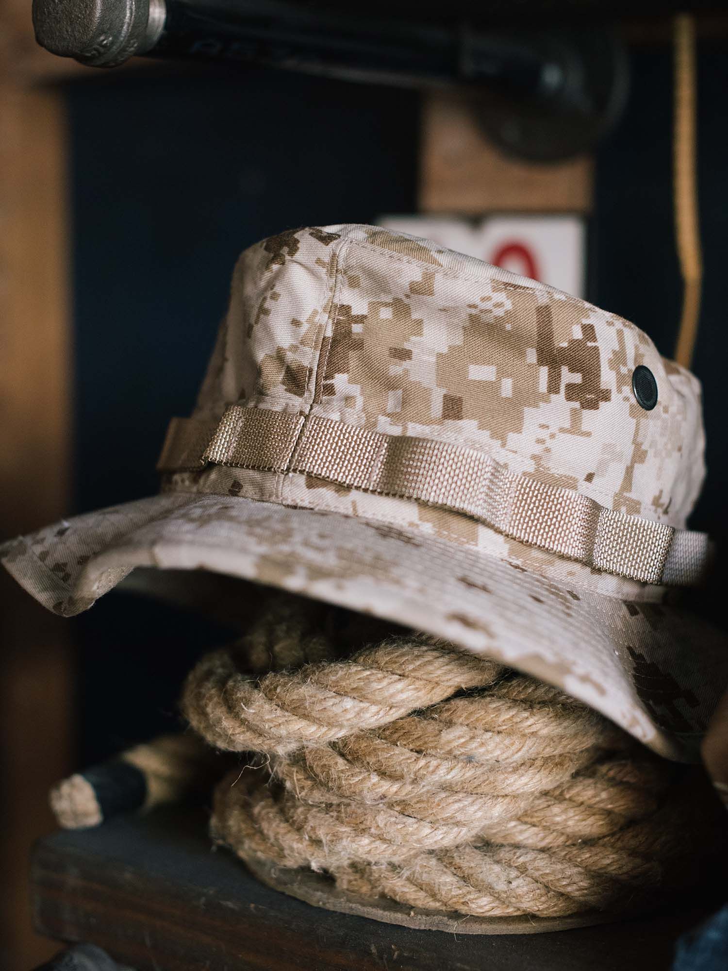 DEADSTOCK USMC MARPAT BOONIE HAT sold by Alpha Industries product image thumbnail 4