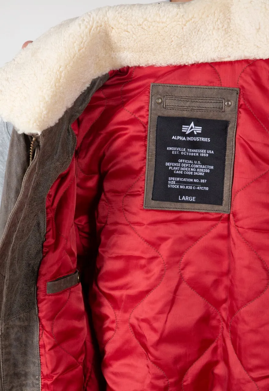 INJECTOR III LEATHER JACKET sold by Alpha Industries product image thumbnail 4