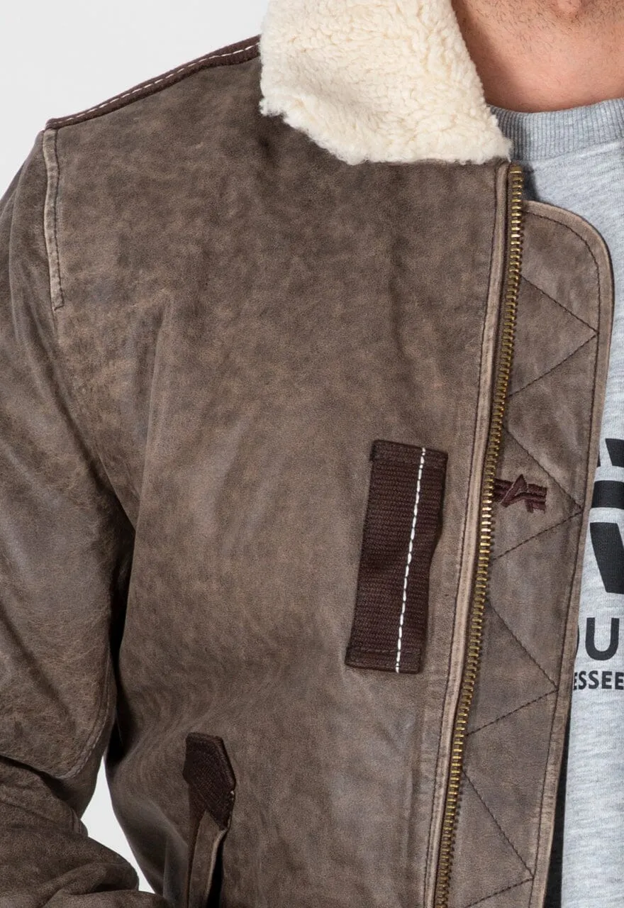 INJECTOR III LEATHER JACKET sold by Alpha Industries product image thumbnail 3