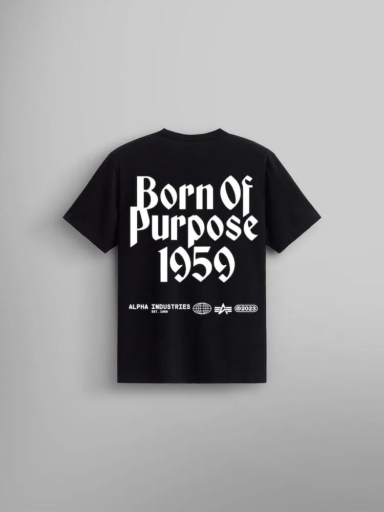 BORN OF PURPOSE TEE sold by Alpha Industries product image thumbnail 2