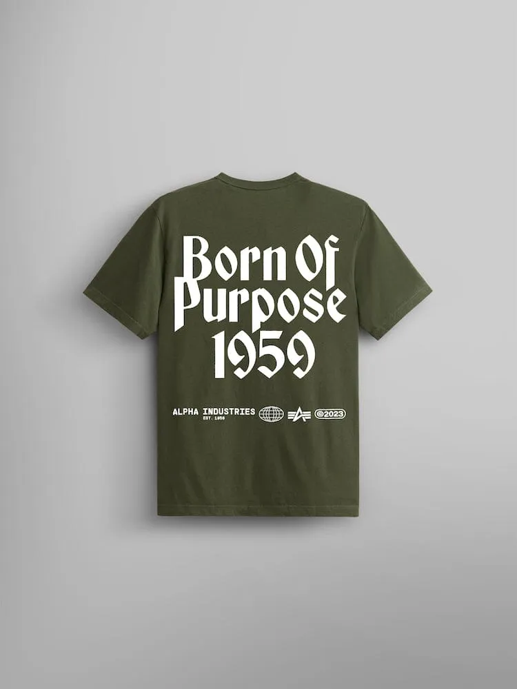 BORN OF PURPOSE TEE sold by Alpha Industries product image thumbnail 4