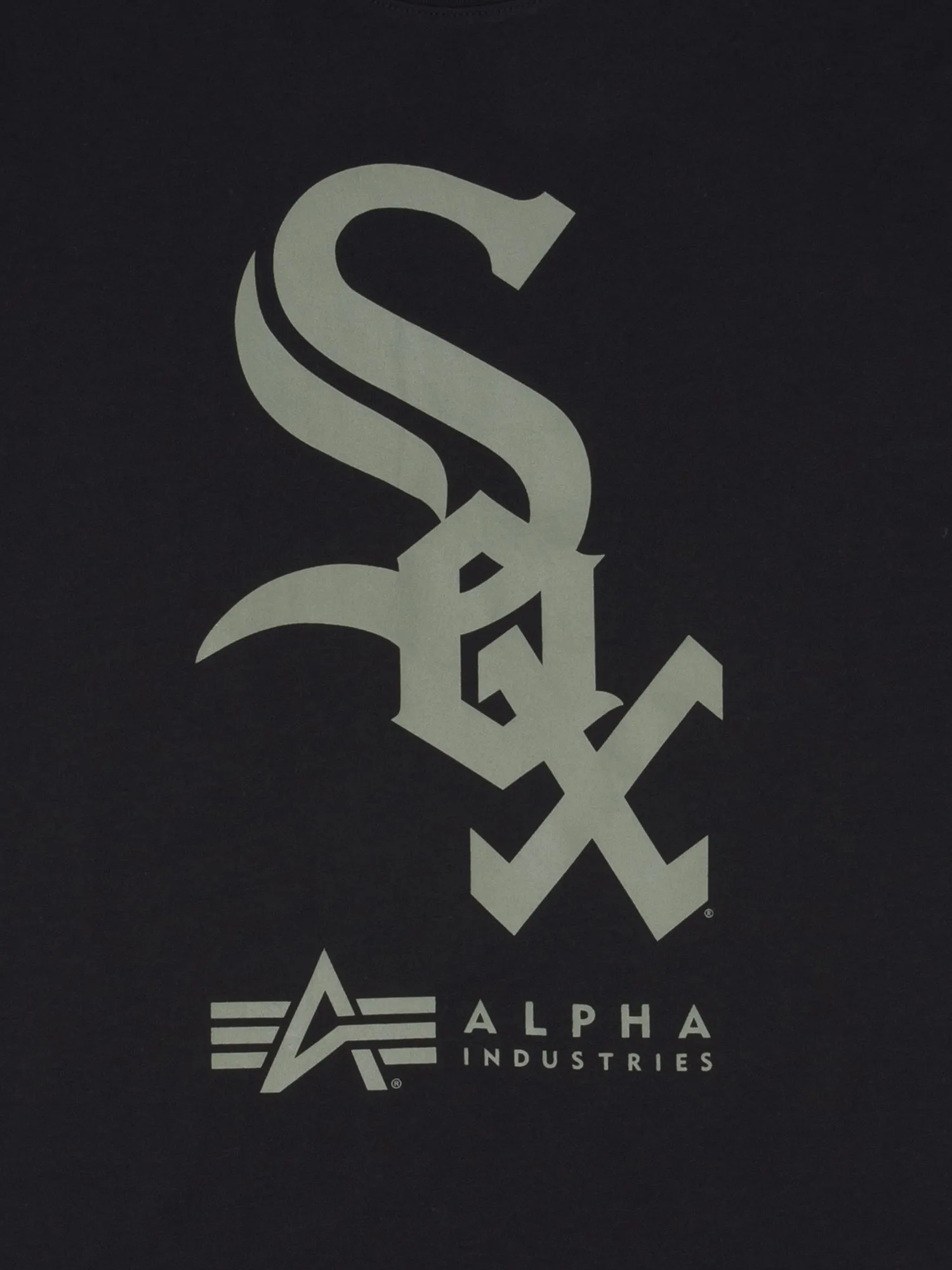 CHICAGO WHITE SOX X ALPHA X NEW ERA T-SHIRT (BLACK) sold by Alpha Industries product image thumbnail 4