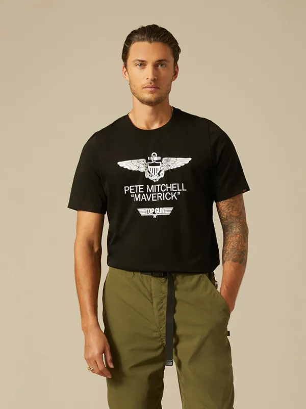 ALPHA X TOP GUN CALL SIGN "MAVERICK" TEE sold by Alpha Industries