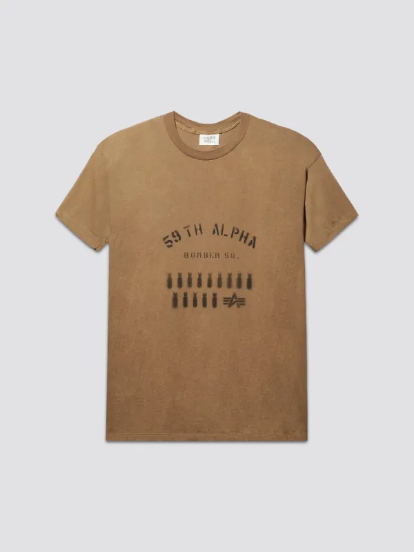 UPCYCLED STENCIL TEE sold by Alpha Industries