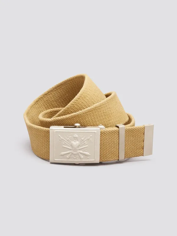 VINTAGE ITALIAN ARMY CANVAS WEB BELT sold by Alpha Industries