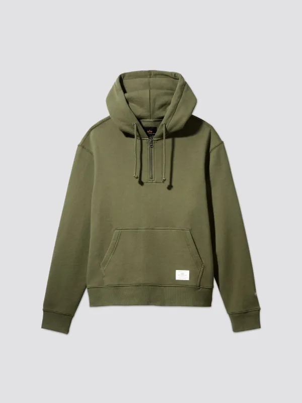 ESSENTIAL QUARTER ZIP HOODIE sold by Alpha Industries