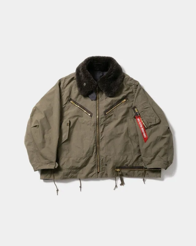 BEAUTIFUL PEOPLE X ALPHA DOUBLE END BOMBER JACKET made by Alpha Industries