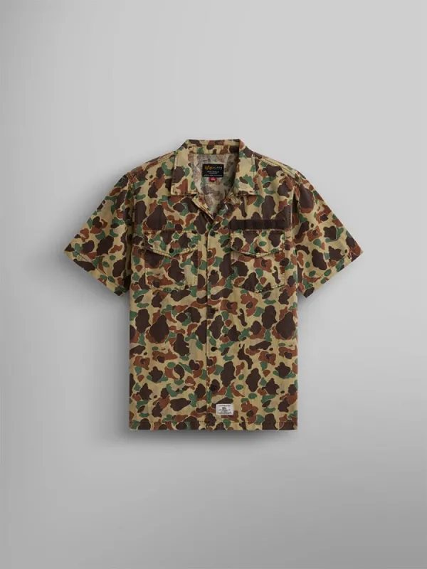SHORT SLEEVE WASHED FATIGUE SHIRT JACKET sold by Alpha Industries