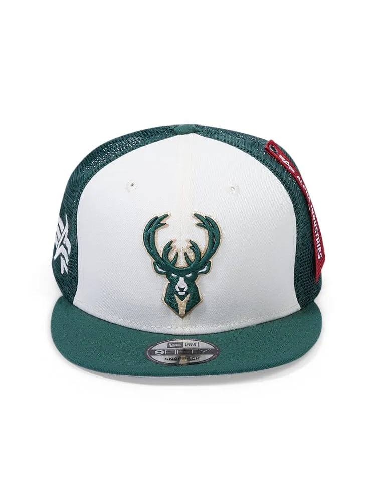 MILWAUKEE BUCKS X ALPHA X NEW ERA 950 CAP sold by Alpha Industries product image thumbnail 3