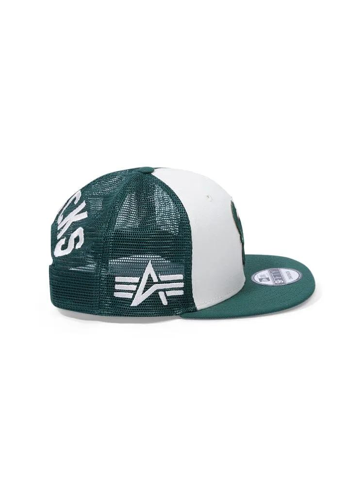 MILWAUKEE BUCKS X ALPHA X NEW ERA 950 CAP sold by Alpha Industries product image thumbnail 4