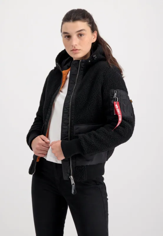 ZIP HOOD TEDDY JACKET W (SEASONAL) sold by Alpha Industries