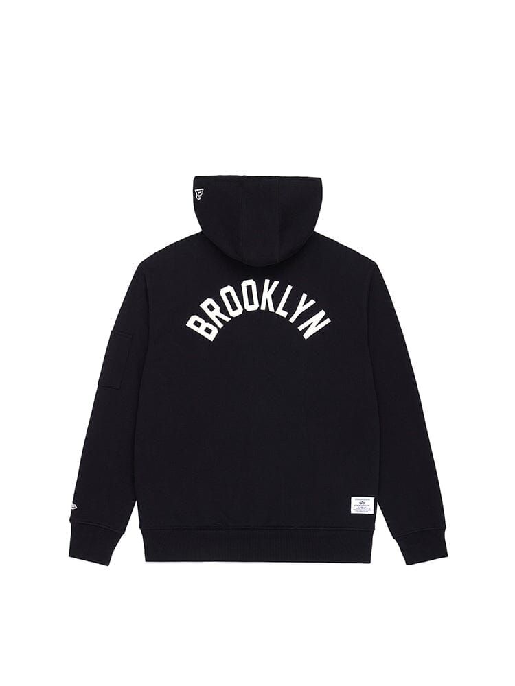 BROOKLYN NETS X ALPHA X NEW ERA HOODIE sold by Alpha Industries product image thumbnail 2