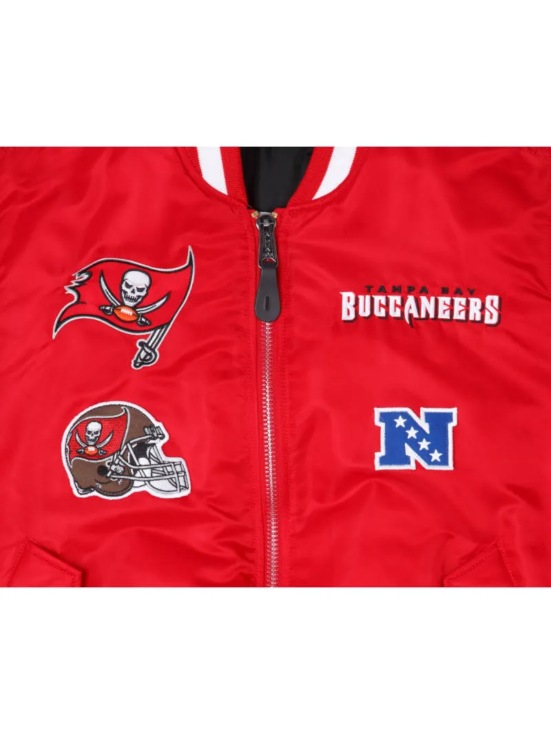 TAMPA BAY BUCCANEERS X ALPHA X NEW ERA MA-1 BOMBER JACKET sold by Alpha Industries product image thumbnail 3