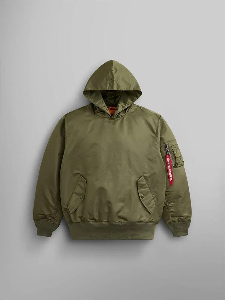 WOMEN'S PULL-OVER MA-1 JACKET HOODIE sold by Alpha Industries