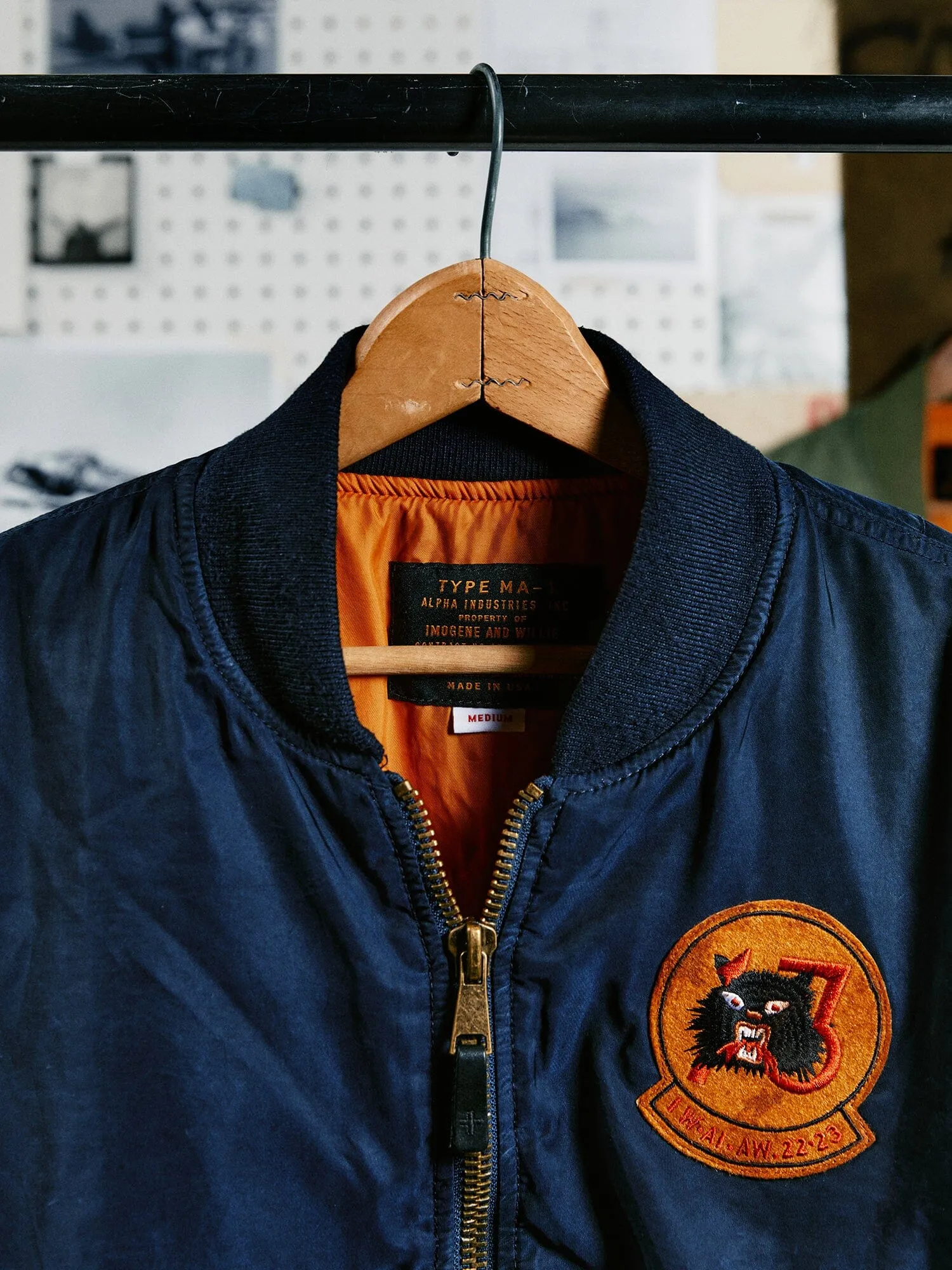 ALPHA X IMOGENE MA-1 BOMBER JACKET sold by Alpha Industries product image thumbnail 2