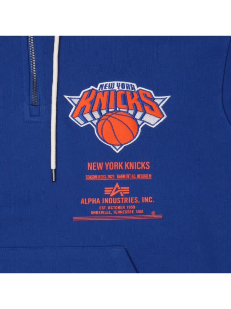 NEW YORK KNICKS X ALPHA X NEW ERA HOODIE sold by Alpha Industries product image thumbnail 3