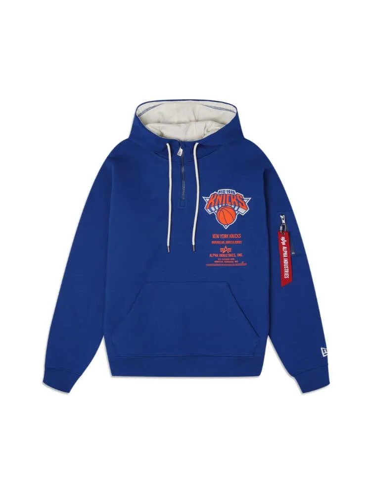 NEW YORK KNICKS X ALPHA X NEW ERA HOODIE sold by Alpha Industries
