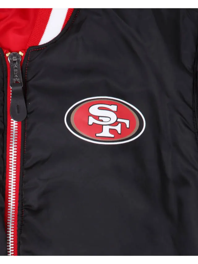 SAN FRANCISCO 49ERS X ALPHA X NEW ERA MA-1 BOMBER JACKET sold by Alpha Industries product image thumbnail 2
