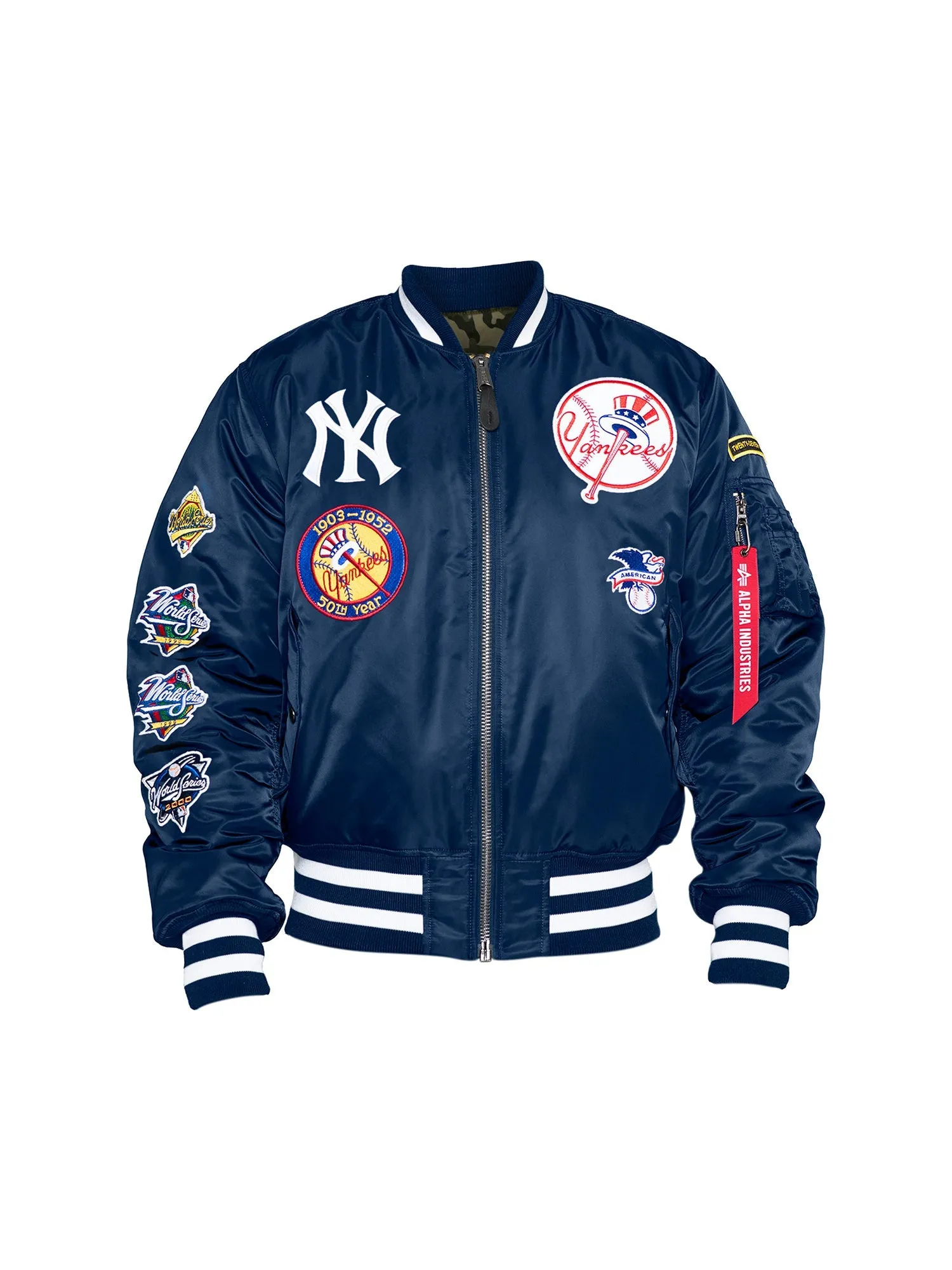 NEW YORK YANKEES X ALPHA X NEW ERA MA-1 BOMBER JACKET W sold by Alpha Industries