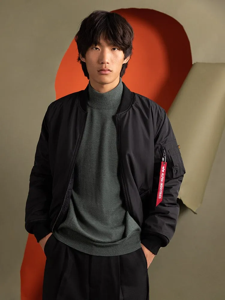 REVERSIBLE ONION QUILTED MA-1 BOMBER JACKET | Parallel