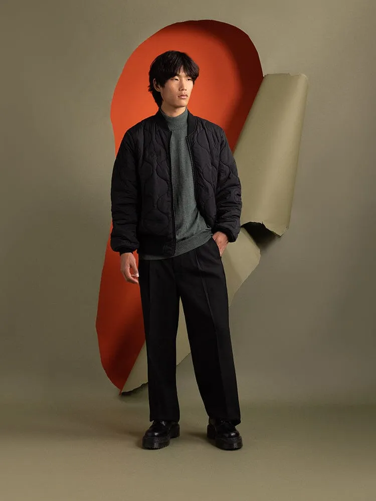 REVERSIBLE ONION QUILTED MA-1 BOMBER JACKET sold by Alpha Industries product image thumbnail 4