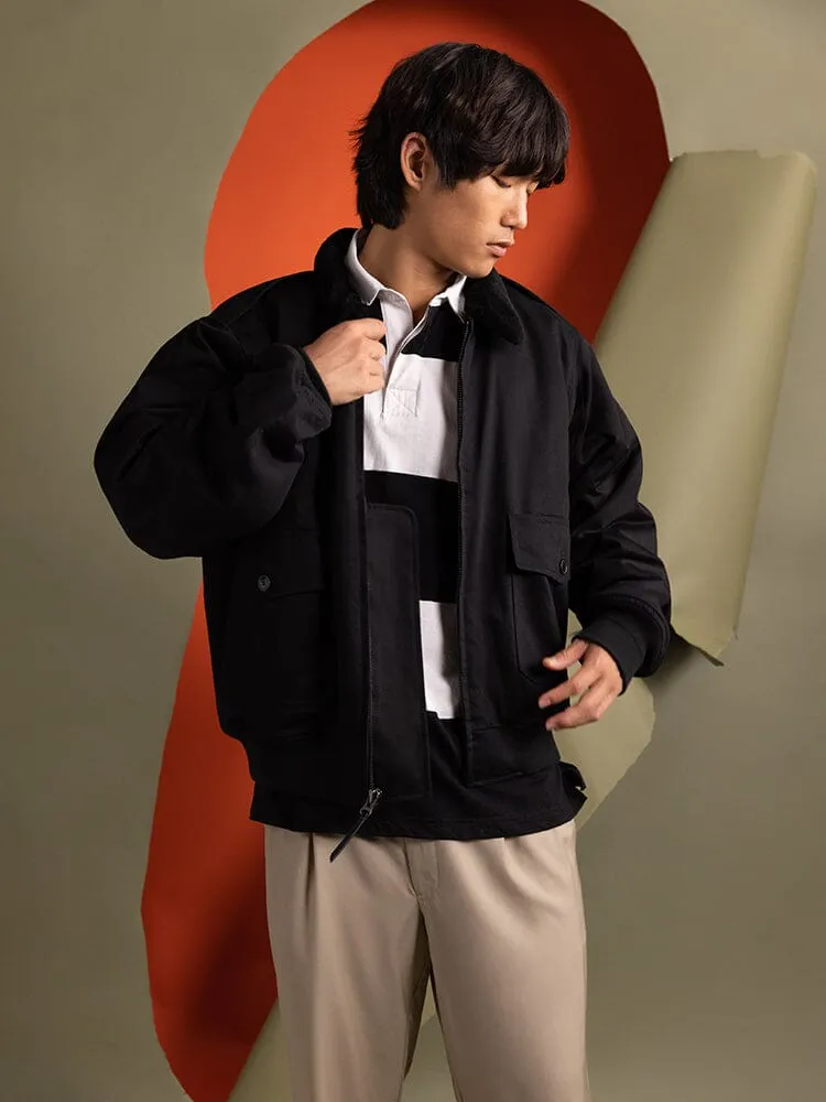 1940S B-10 BOMBER JACKET (BLACK) sold by Alpha Industries product image thumbnail 5