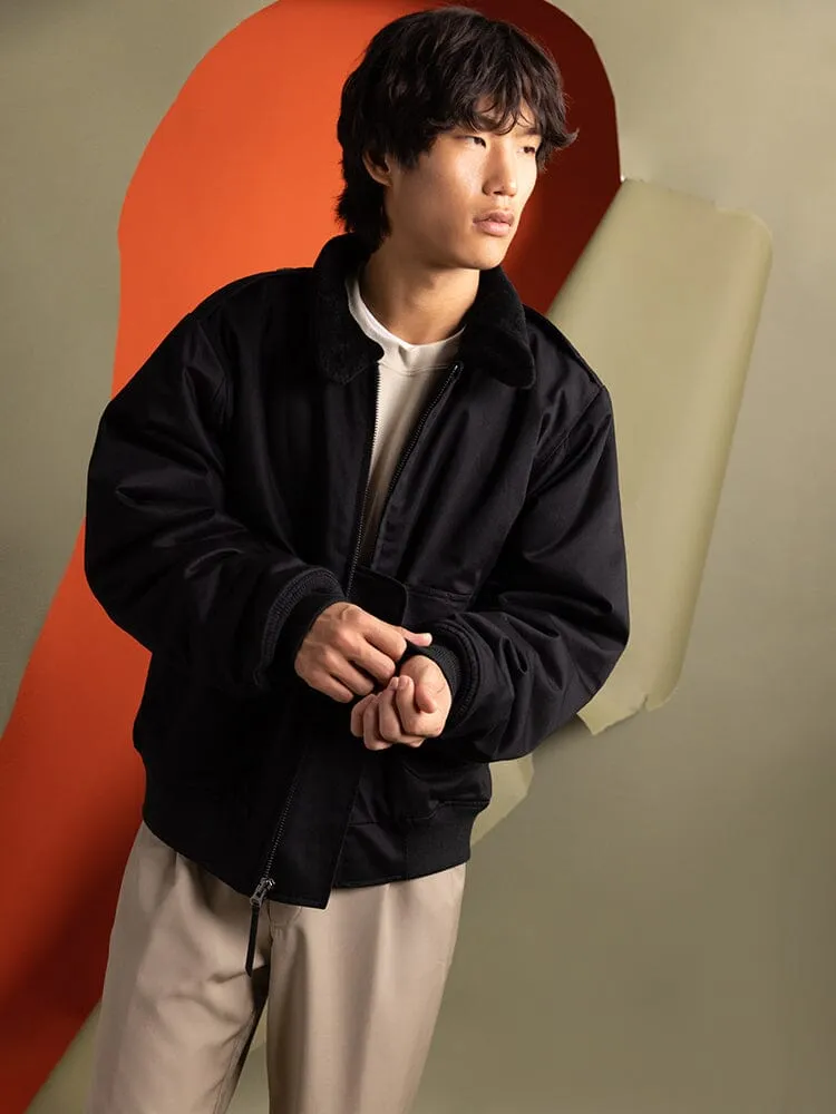 1940S B-10 BOMBER JACKET (BLACK) sold by Alpha Industries product image thumbnail 4