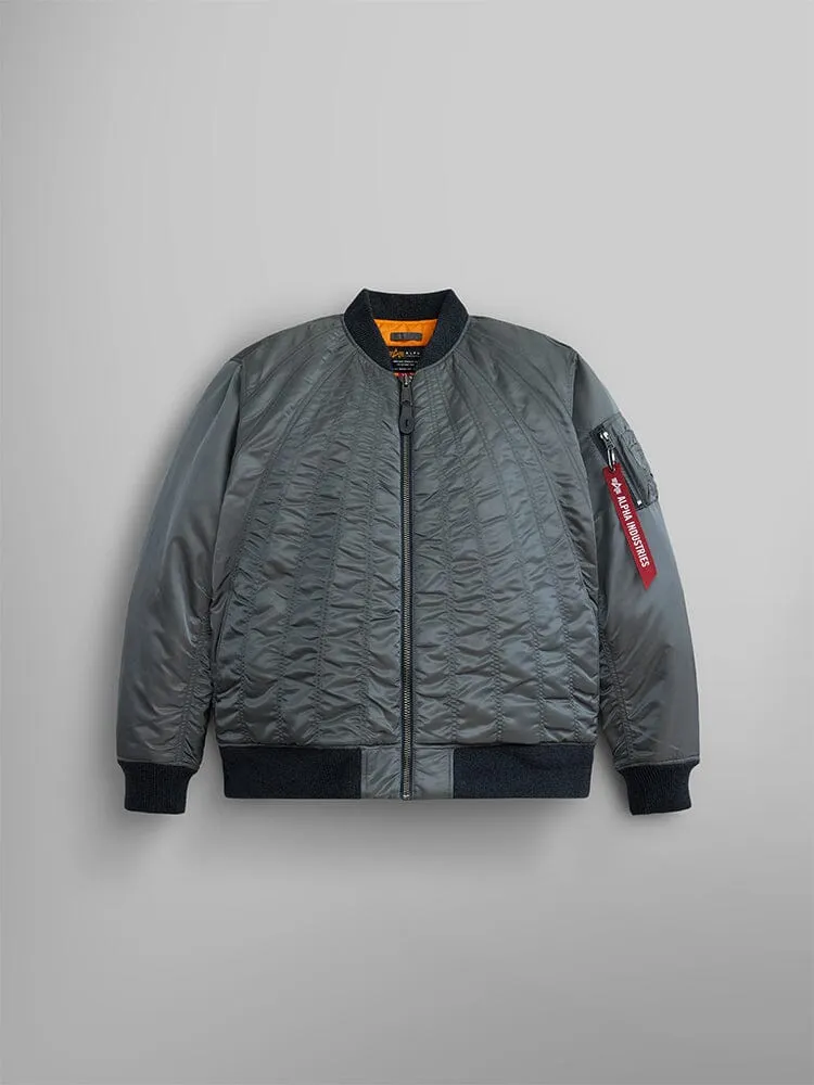WOMEN'S MA-1 SHIRRING BOMBER JACKET sold by Alpha Industries