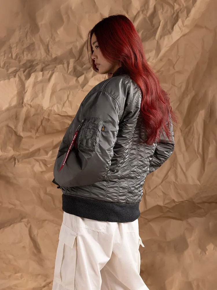 WOMEN'S MA-1 SHIRRING BOMBER JACKET sold by Alpha Industries product image thumbnail 3