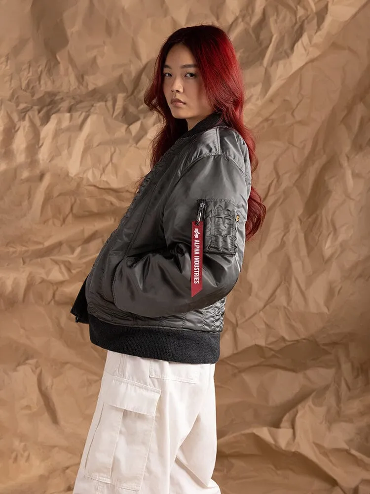 WOMEN'S MA-1 SHIRRING BOMBER JACKET sold by Alpha Industries product image thumbnail 2