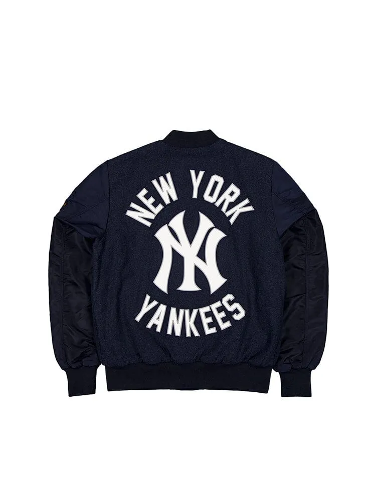 NEW YORK YANKEES X ALPHA X NEW ERA MA-1 BOMBER JACKET sold by Alpha Industries product image thumbnail 2