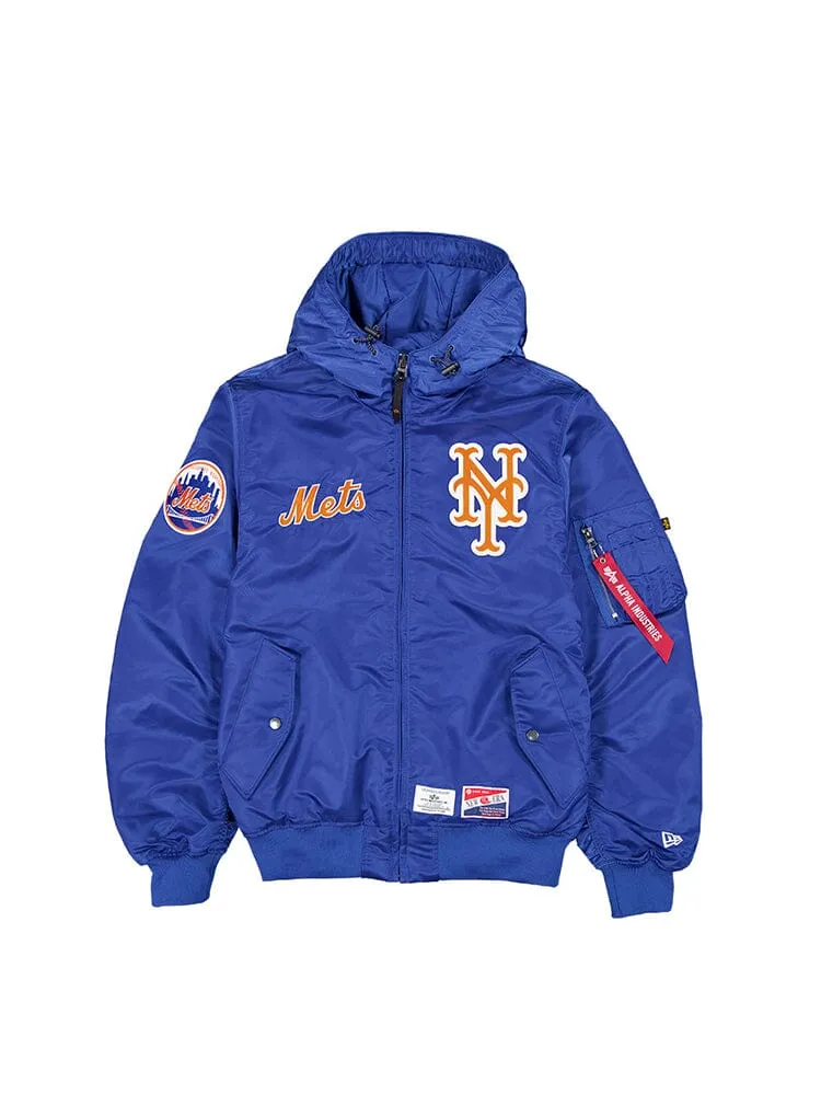 NEW YORK METS X ALPHA X NEW ERA L-2B BOMBER JACKET sold by Alpha Industries