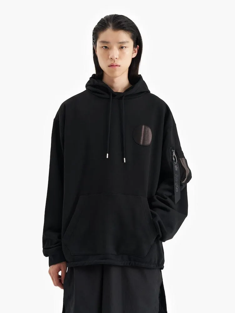 ALPHA X JIYONGKIM SUN BLEACHED FISHTAIL HOODIE sold by Alpha Industries product image thumbnail 2