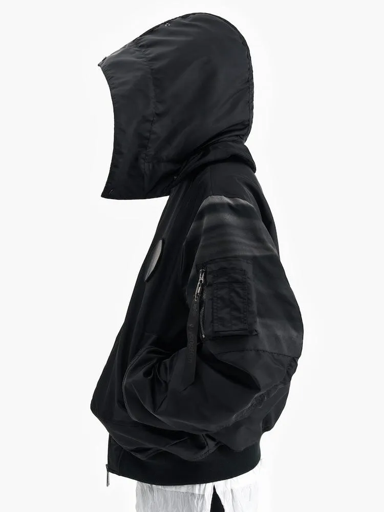 JiyongKim RECODE SUNFADED BOMBER 全世界8着 JiyongKim Navy Sun-Bleached Bomber Jacket