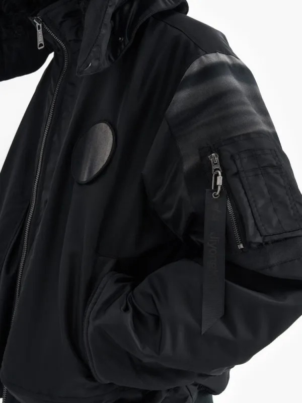 ALPHA X JIYONG KIM SUN BLEACHED BOMBER JACKET | Parallel