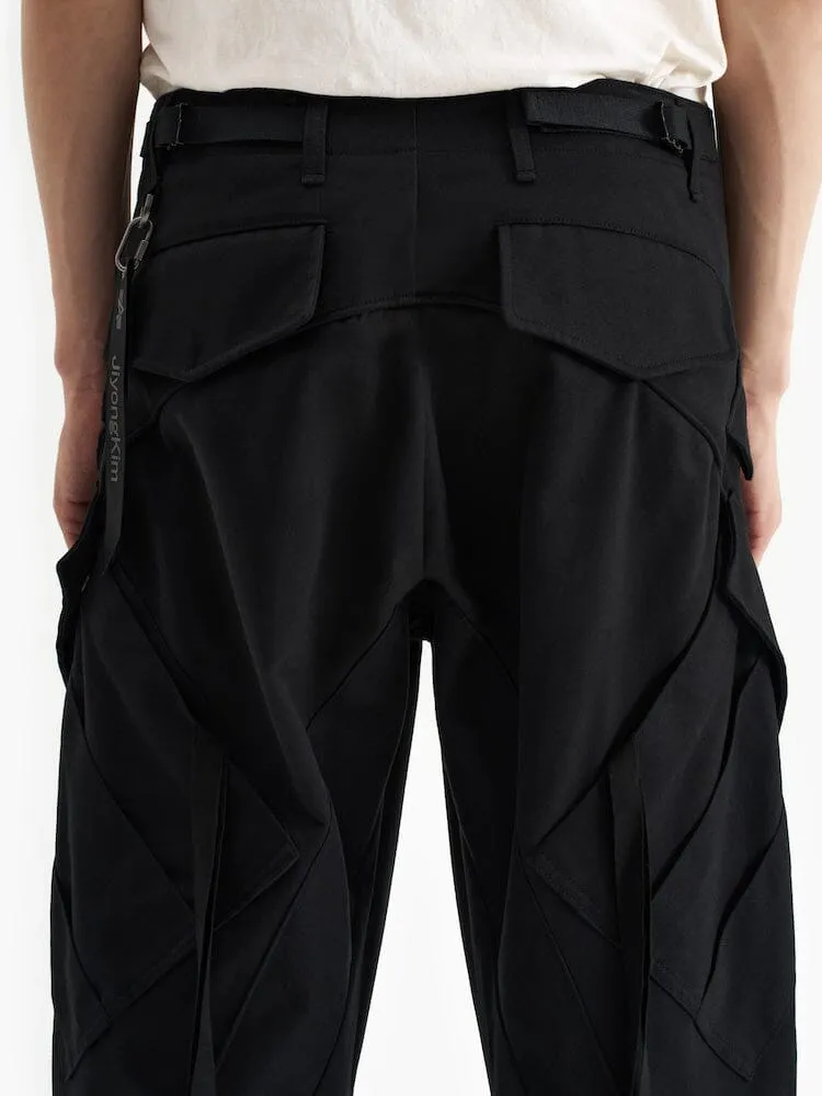 ALPHA X JIYONG KIM CURVED MULTI POCKET TROUSER sold by Alpha Industries product image thumbnail 4
