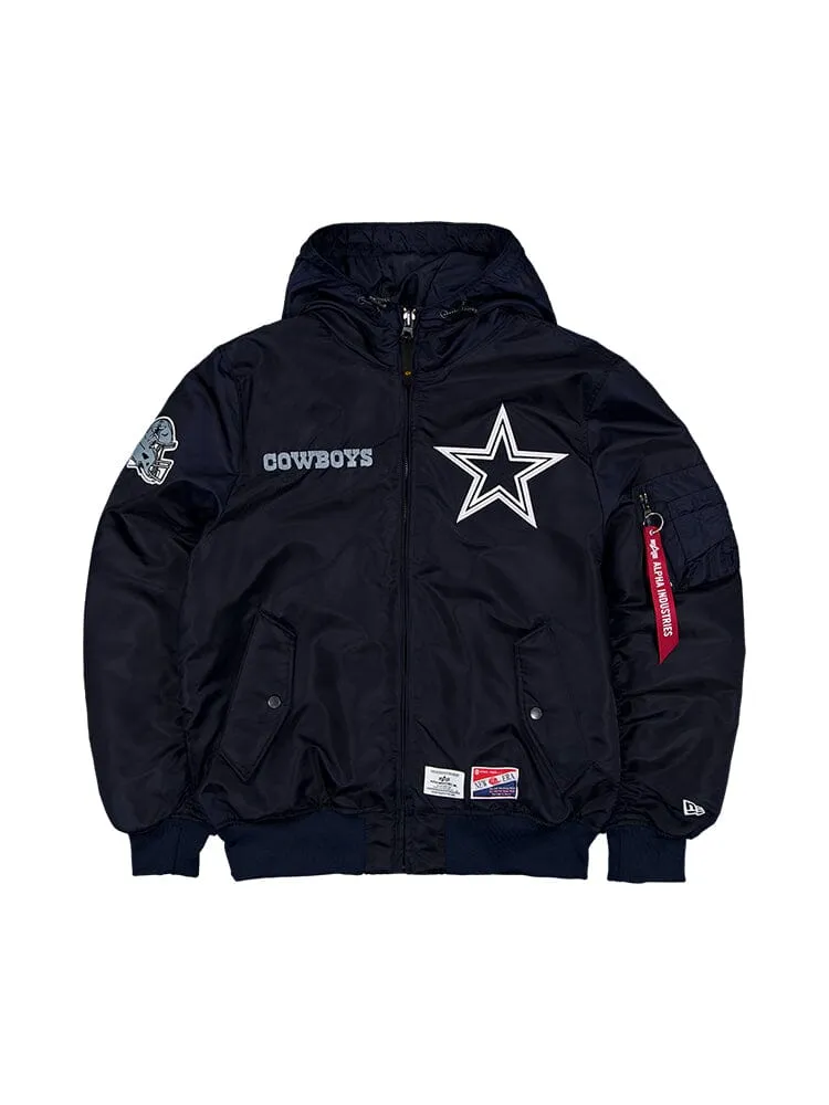 DALLAS COWBOYS X ALPHA X NEW ERA L-2B BOMBER JACKET sold by Alpha Industries