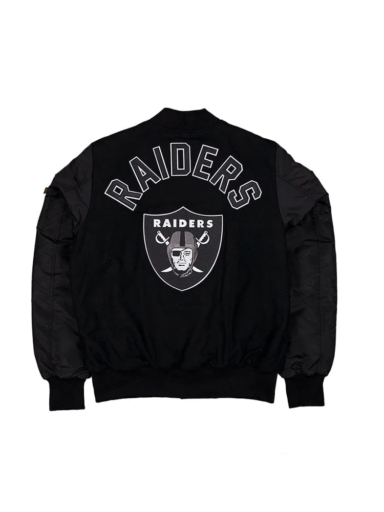 LAS VEGAS RAIDERS X ALPHA X NEW ERA MA-1 BOMBER JACKET sold by Alpha Industries product image thumbnail 2