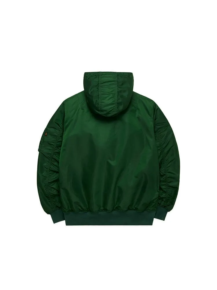 NEW YORK YANKEES X ALPHA X NEW ERA L-2B BOMBER JACKET (GREEN) sold by Alpha Industries product image thumbnail 2