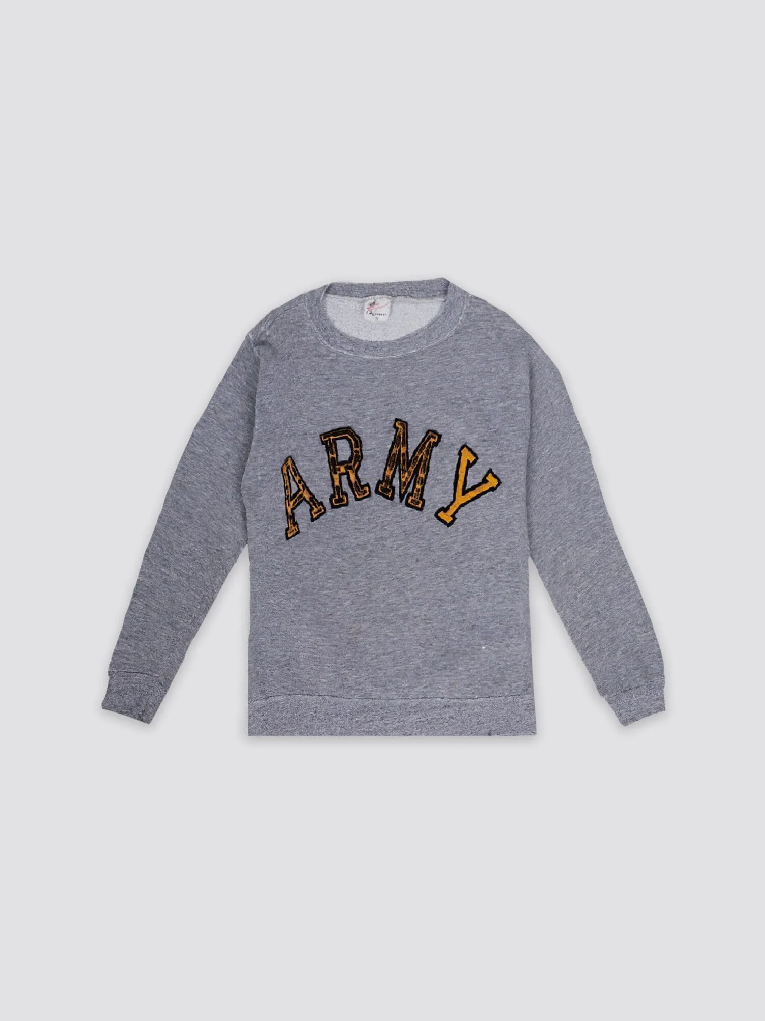 80S ARMY PATCHED CREW NECK SWEATSHIRT sold by Alpha Industries