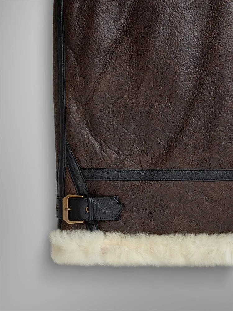B-3 SHERPA LEATHER JACKET sold by Alpha Industries product image thumbnail 3