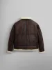 B-3 SHERPA LEATHER BOMBER JACKET sold by Alpha Industries