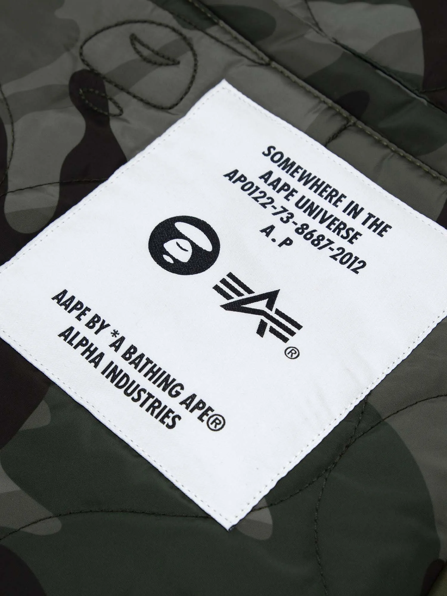 AAPE X ALPHA QUILTED PANT sold by Alpha Industries product image thumbnail 3