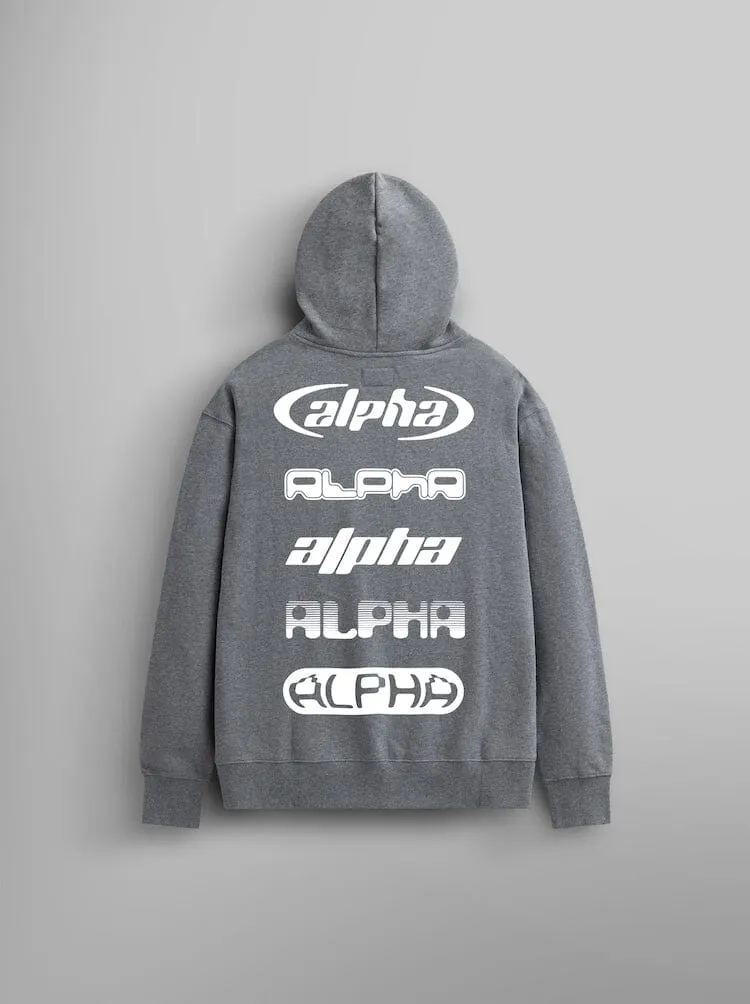 ALPHA LOGOS HOODIE (SEASONAL) sold by Alpha Industries product image thumbnail 2