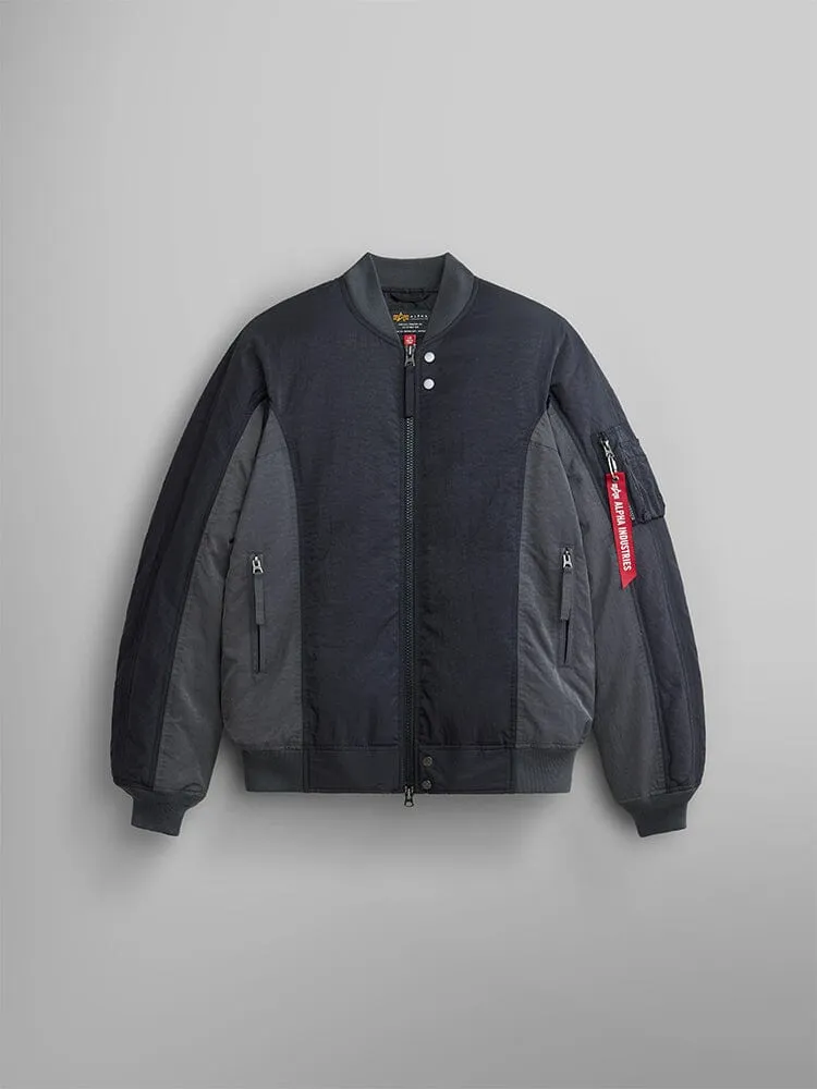 INSULATED MA-1 BOMBER JACKET BLACK sold by Alpha Industries