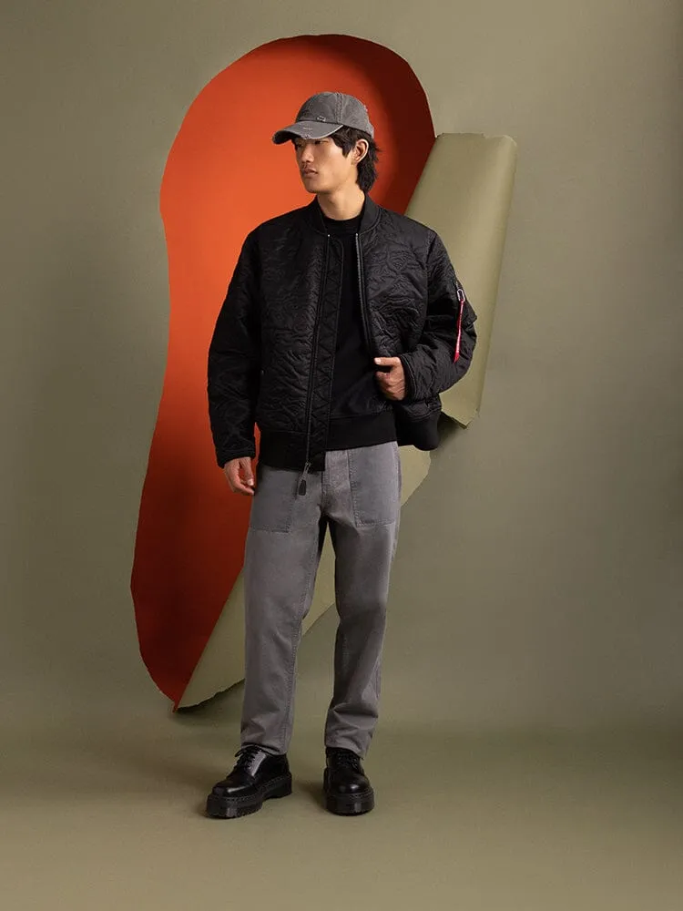 CAMO QUILTED MA-1 BOMBER JACKET BLACK sold by Alpha Industries product image thumbnail 5