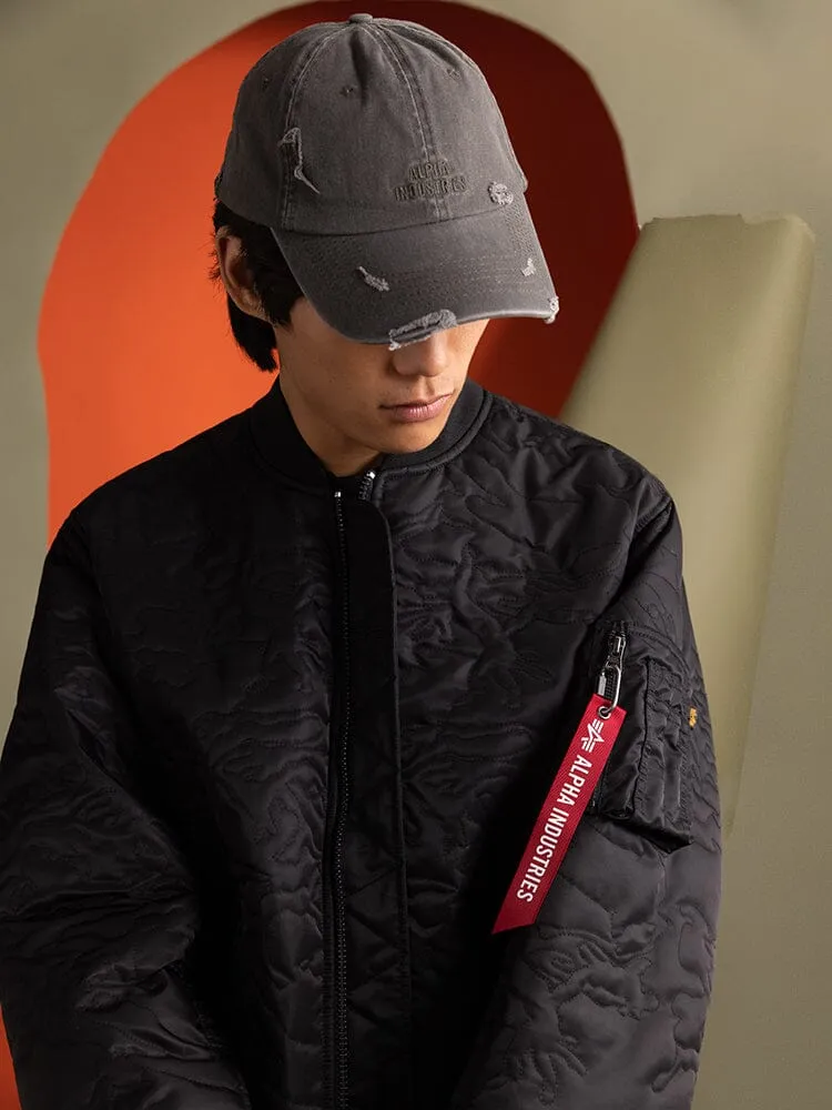 CAMO QUILTED MA-1 BOMBER JACKET BLACK sold by Alpha Industries product image thumbnail 2