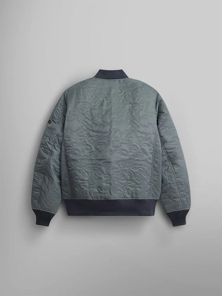 CAMO QUILTED MA-1 BOMBER JACKET FIELD GRAY sold by Alpha Industries product image thumbnail 4
