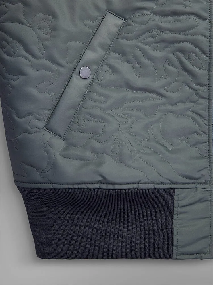 CAMO QUILTED MA-1 BOMBER JACKET FIELD GRAY sold by Alpha Industries product image thumbnail 2